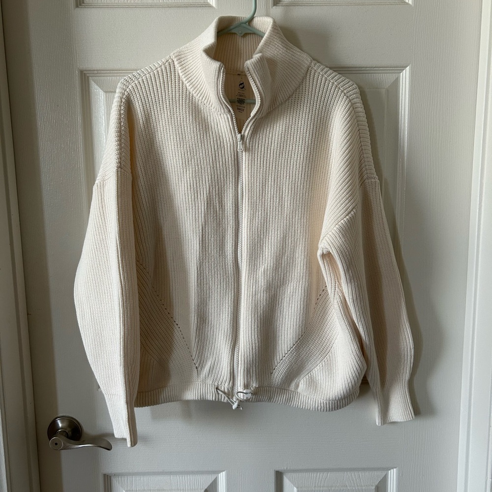 NWT Lou and Grey Zip Sweater